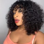 Curly Bang BOB Wig
