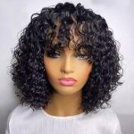 Curly Bang BOB Wig