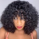 Curly Bang BOB Wig