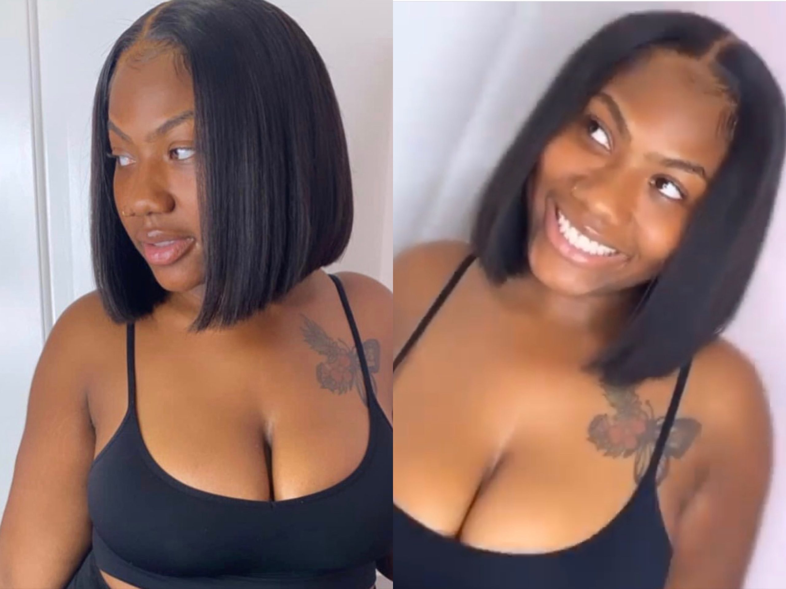 Transparent Lace 13x4 Bob Wig