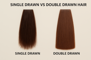 Double Drawn hair