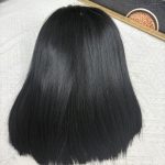 Vietnamese human hair bob wig frontal, sleek and silky