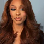 Made from 100% virgin human hair, this wig offers a soft, silky texture with beautiful body waves that flow naturally.
