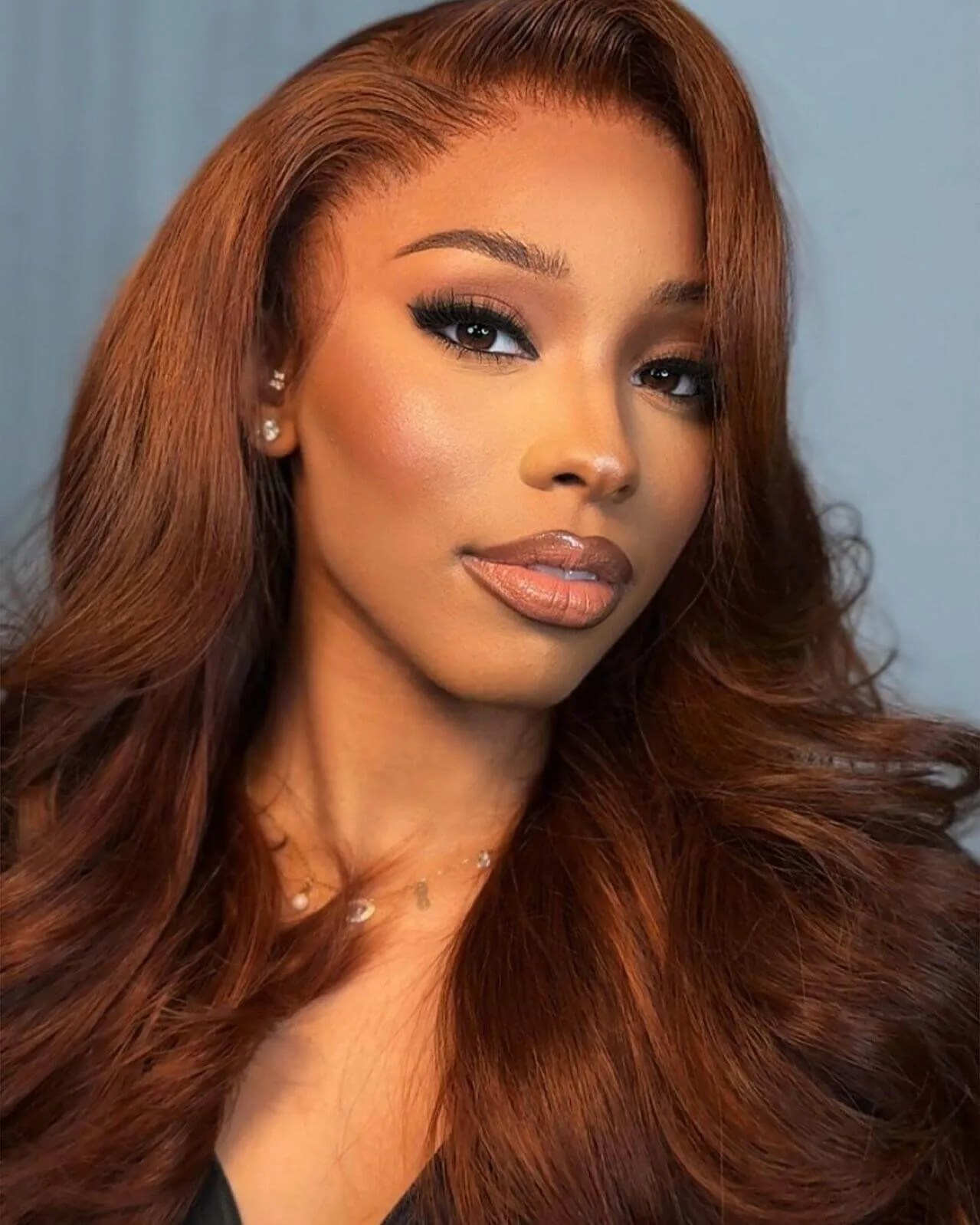 Cherry Brown Body Wave Wig