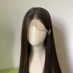 Raw Straight Wig – 13x4 / 13x6 HD Lace Front, 100% Real Human Hair, Natural Black