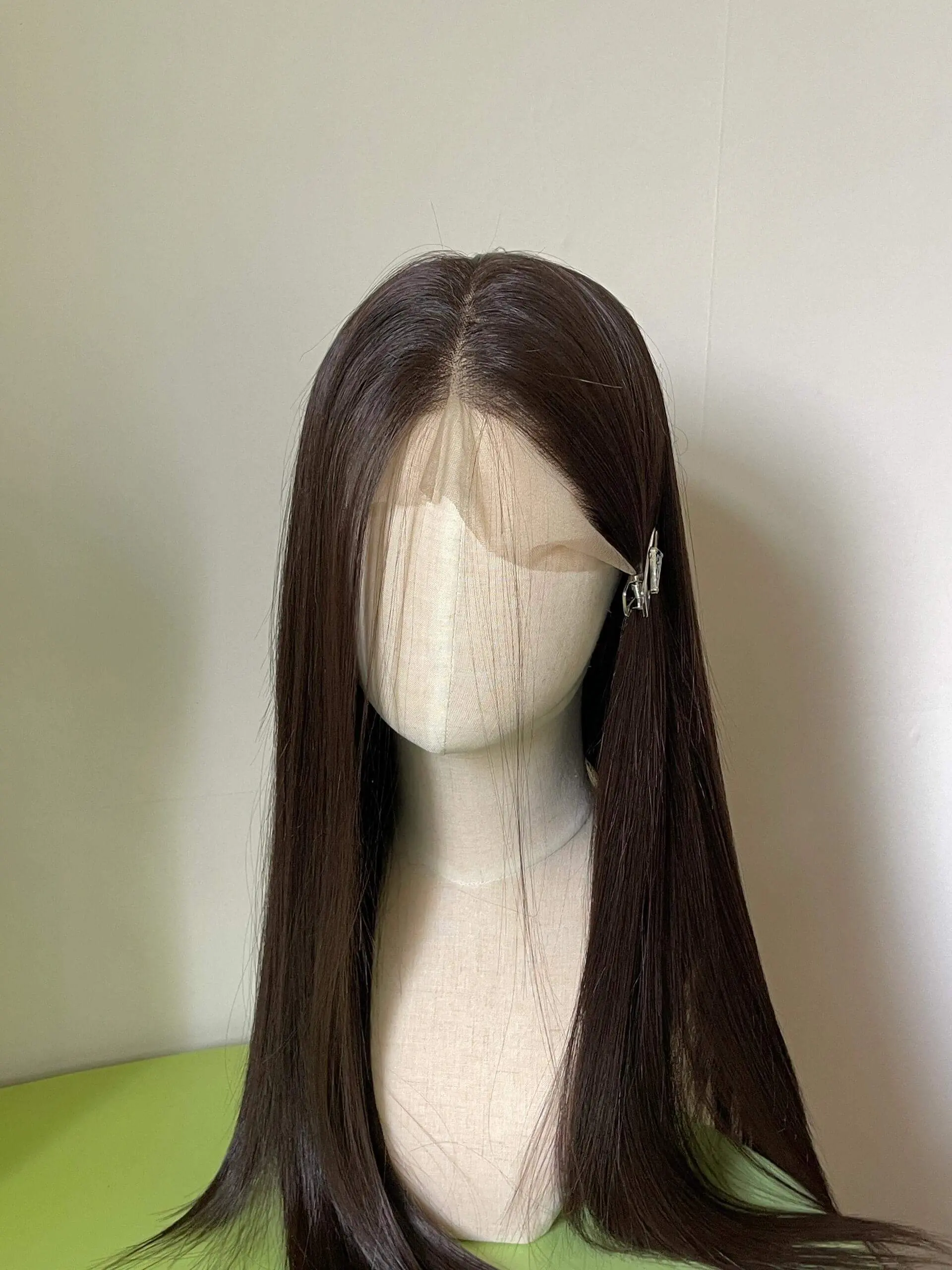 Raw Straight Wig – 13x4 / 13x6 HD Lace Front, 100% Real Human Hair, Natural Black