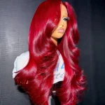 100% virgin human hair Loose Wave Wig